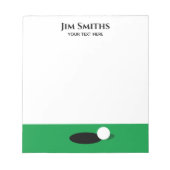 Notitieblok Golf-speler - aangepaste golfcadeauide (Voorkant)