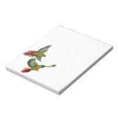 Notitieblok Groene Cheek Conure Parrots (Linkerzijde)