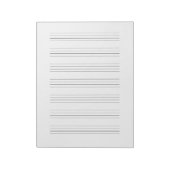 Notitieblok handschriftenpapier (Linkerzijde)