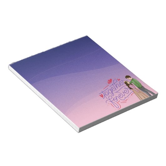 notitieblok Hoesje "Together Forever" (Schuin)