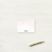 Notitieblok - ik doe lijst Roze Confetti Post-it® Notes (Op bureau)