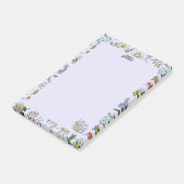Notitieblok in de tuin post-it® notes (Schuin)
