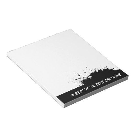 Notitieblok inktvlek (Schuin)