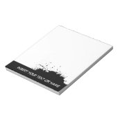 Notitieblok inktvlek (Linkerzijde)