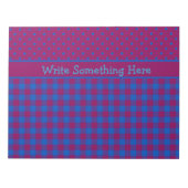 Notitieblok, Jotter: Plum, Blue, Polka Dots and Ch Notitieblok (Voorkant)