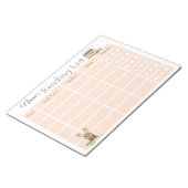 Notitieblok Kinder leeslijst boeken (Schuin)