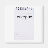 Notitieblok Koelkast Magnet (Voorkant)