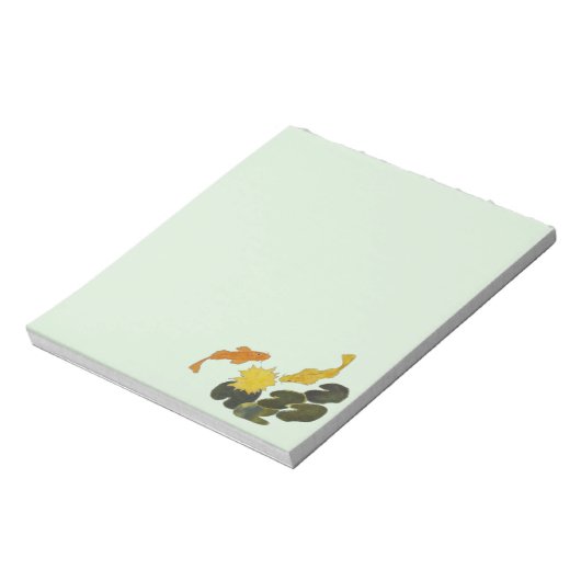 Notitieblok - Koi en Lily Pads (Linkerzijde)
