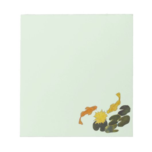 Notitieblok - Koi en Lily Pads (Voorkant)