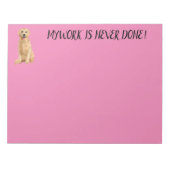 NOTITIEBLOK LABRADOR RETRIEVER (Voorkant)