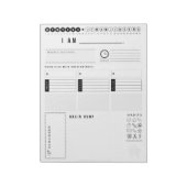 Notitieblok leerkracht/Kantoor Planner (Linkerzijde)