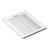 Notitieblok Leeslogplanner (Schuin)