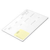 Notitieblok - Maaltijdplanner Kruidenierslijst (Schuin)