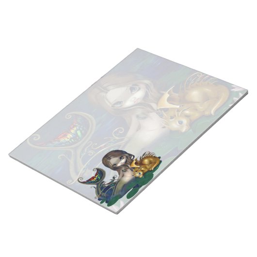 notitieblok "Mermaid with a Golden Dragon" (Schuin)