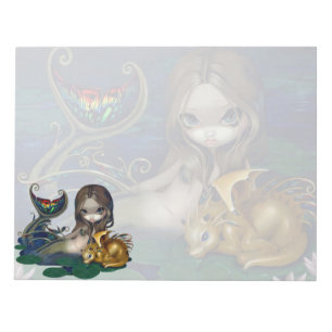 notitieblok "Mermaid with a Golden Dragon"