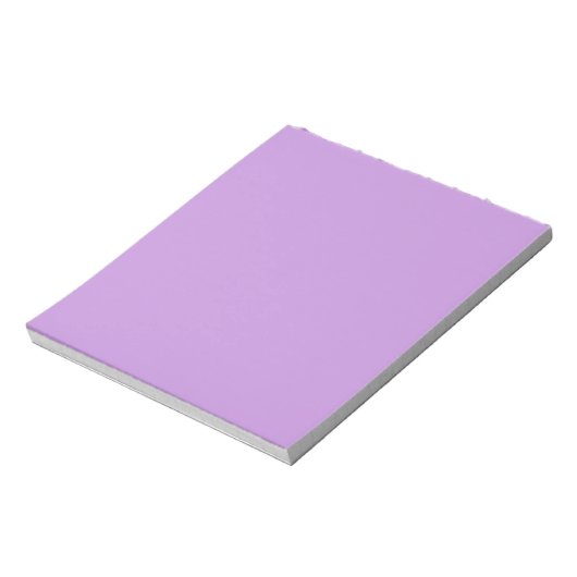 Notitieblok met achtergrond pastellavender (Linkerzijde)