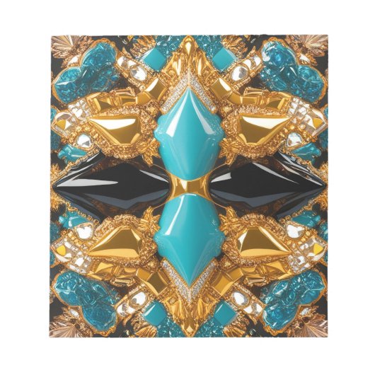 Notitieblok met Bahama's Kleuren Modern Design (Voorkant)