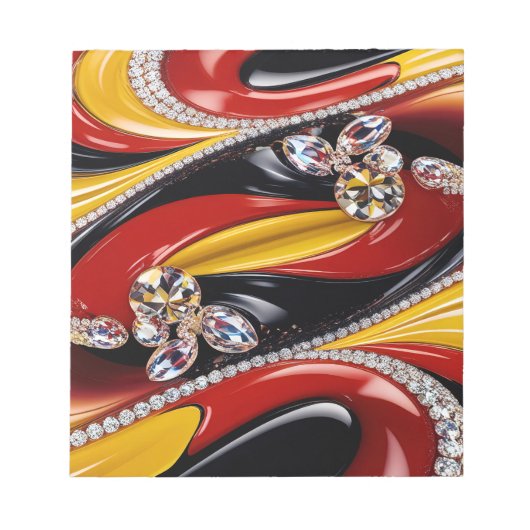 Notitieblok met Belgian Colors Modern Design (Voorkant)