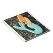 notitieblok met blauwe staartzeemeermin (Schuin)