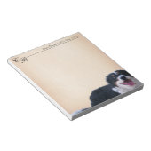 Notitieblok met Border Collie (Schuin)