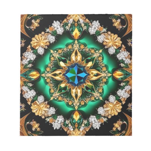 Notitieblok met Braziliaanse kleuren Modern Design (Voorkant)