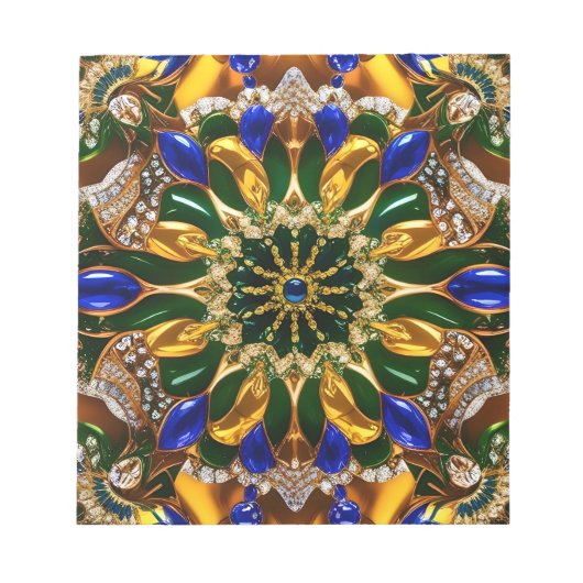 Notitieblok met Brazilië Kleuren Modern Design (Voorkant)