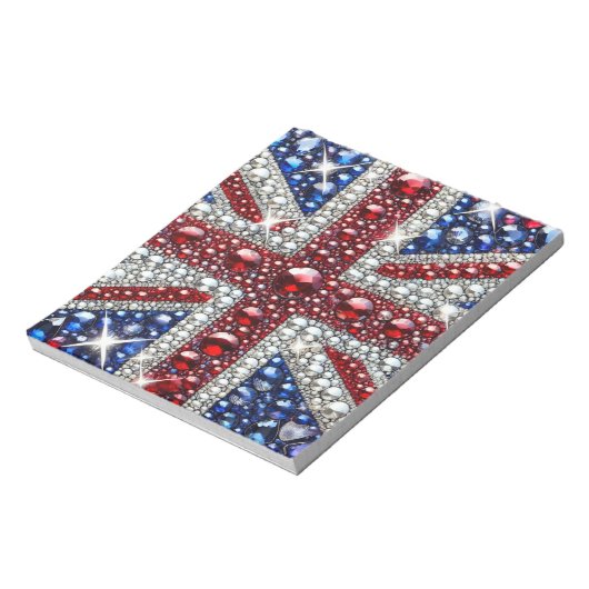 Notitieblok met Britse kleuren Modern Design (Linkerzijde)