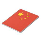 Notitieblok met Chinese vlag (Linkerzijde)