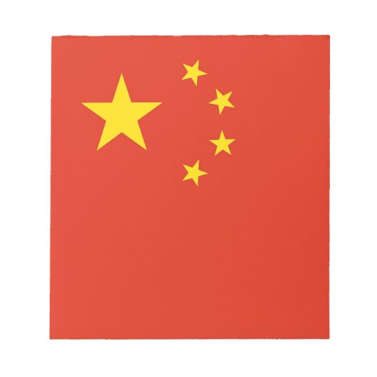 Notitieblok met Chinese vlag (Voorkant)