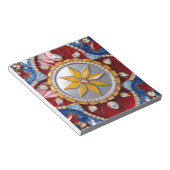 Notitieblok met Colombiaanse kleuren Modern Design (Schuin)