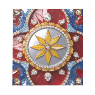 Notitieblok met Colombiaanse kleuren Modern Design