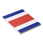 Notitieblok met Costa Ricaanse vlag (Schuin)