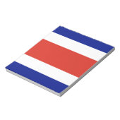 Notitieblok met Costa Ricaanse vlag (Linkerzijde)