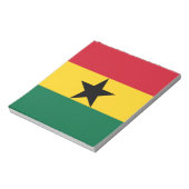 Notitieblok met de Ghanese vlag (Linkerzijde)