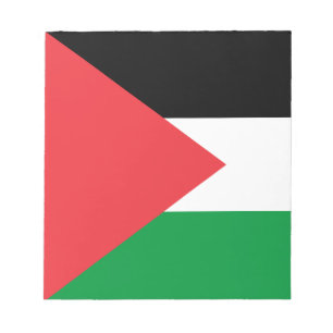 Notitieblok met de Palestijnse vlag