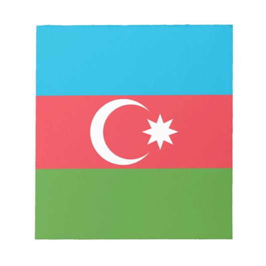 Notitieblok met de vlag van Azerbeidzjan (Voorkant)