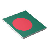 Notitieblok met de vlag van Bangladesh (Schuin)