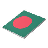 Notitieblok met de vlag van Bangladesh (Linkerzijde)