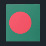 Notitieblok met de vlag van Bangladesh<br><div class="desc">Voeg een vleugje Bangladesh pride toe aan uw werkruimte met ons Notitieblok met de vlag van Bangladesh! Dit notitieblok is ontworpen om zowel stijl als functie aan uw dagelijkse notities te geven. Met de levendige vlag van Bangladesh prominent weergegeven op elke pagina, is het niet alleen een praktisch item, maar...</div>