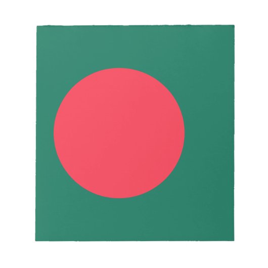 Notitieblok met de vlag van Bangladesh (Voorkant)