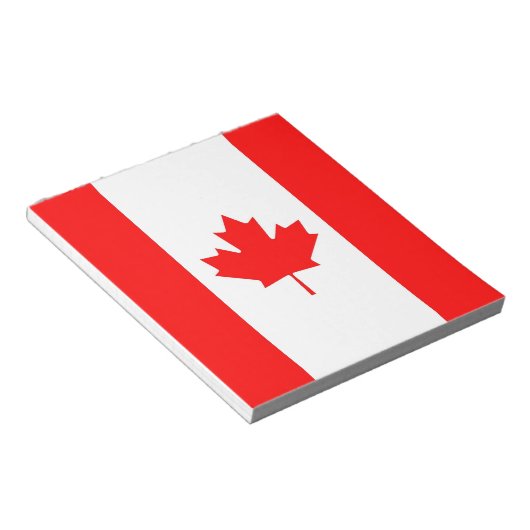 Notitieblok met de vlag van Canada (Schuin)