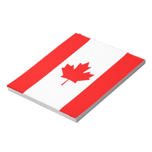 Notitieblok met de vlag van Canada (Linkerzijde)
