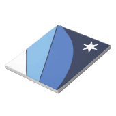 Notitieblok met de vlag van Columbia, SC (Linkerzijde)