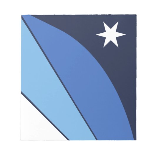 Notitieblok met de vlag van Columbia, SC (Voorkant)