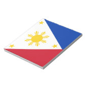 Notitieblok met de vlag van de Filipijnen (Linkerzijde)
