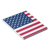 Notitieblok met de vlag van de Verenigde Staten va (Schuin)