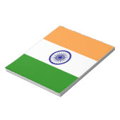 Notitieblok met de vlag van India (Linkerzijde)