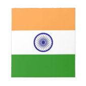 Notitieblok met de vlag van India (Voorkant)