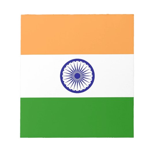 Notitieblok met de vlag van India (Voorkant)