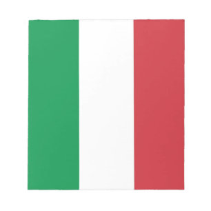 Notitieblok met de vlag van Italië